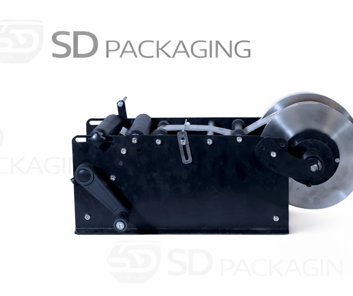 SD Packaging Manual Round Bottle Labelling Machine