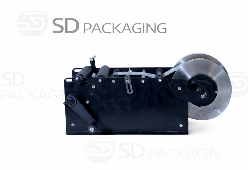 SD Packaging Manual Round Bottle Labelling Machine